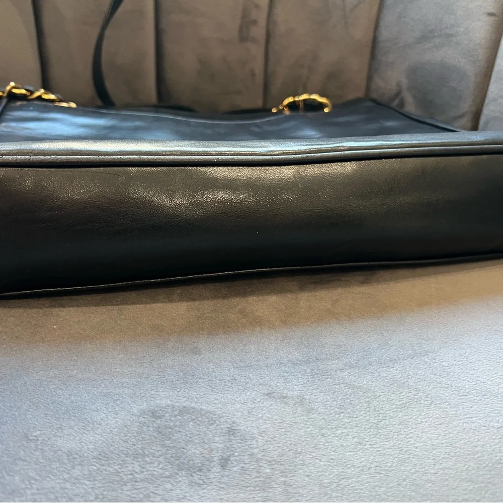 Chanel Lambskin 24k Gold Tote Bag - Picture 5 of 16